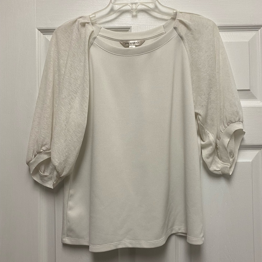 Balloon sleeve top